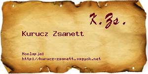 Kurucz Zsanett névjegykártya